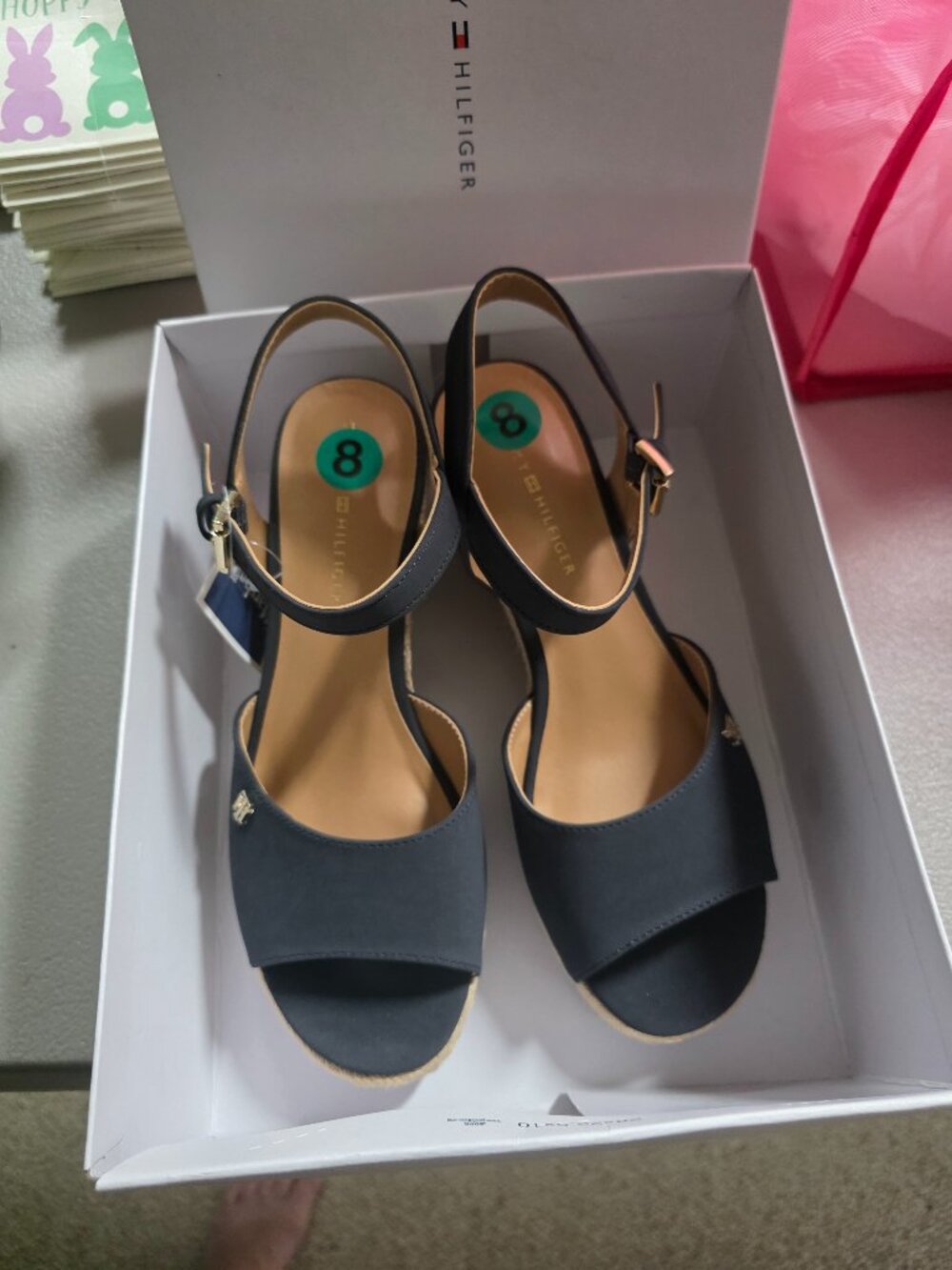 Brand new in box Tommy Hilfiger womens sandals shoes size 8